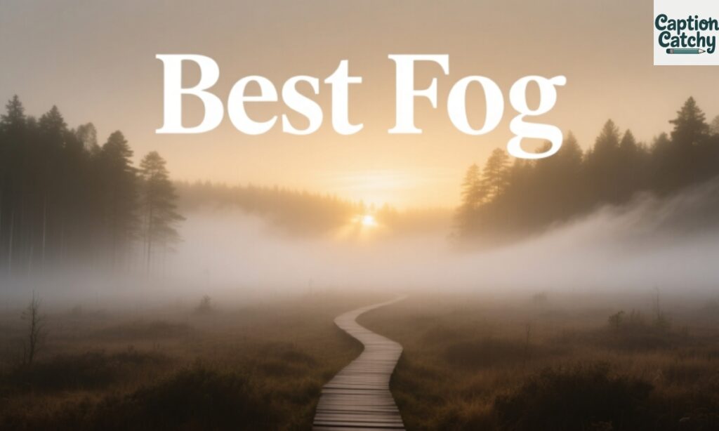 Best Fog Captions for Instagram