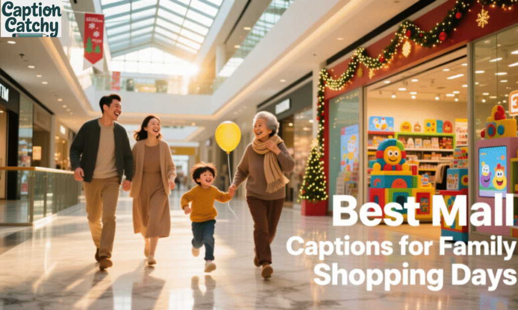 Best Mall Captions for Family Shopping Days