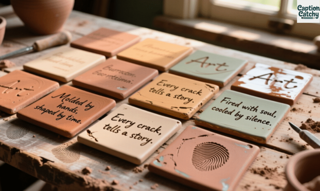 Clay Art Captions to Celebrate Handmade Craft
