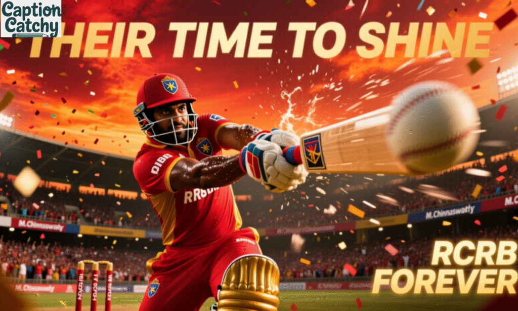 Epic RCB Captions for Match Moments
