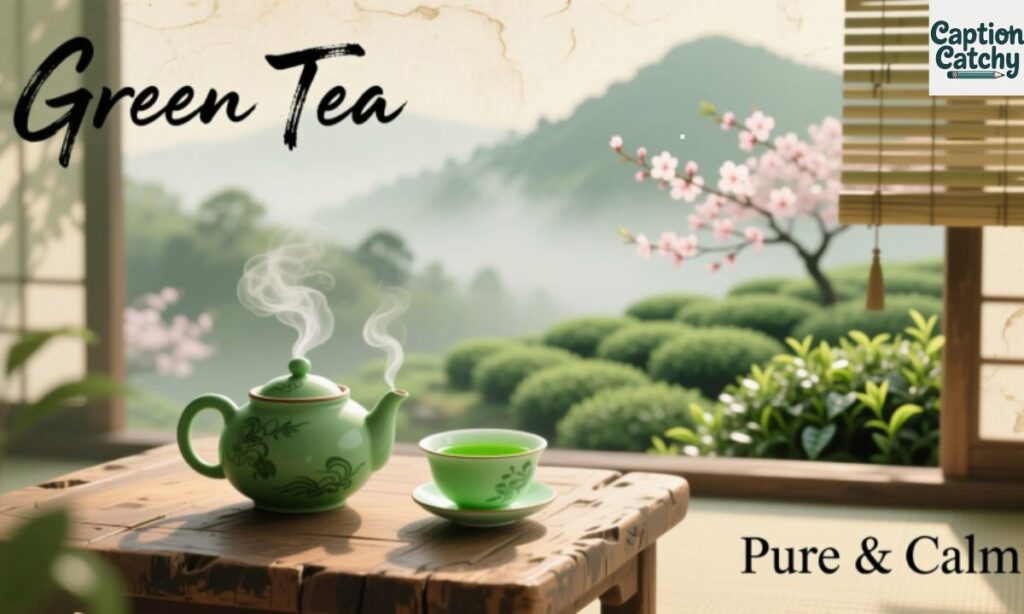 Green Tea Captions