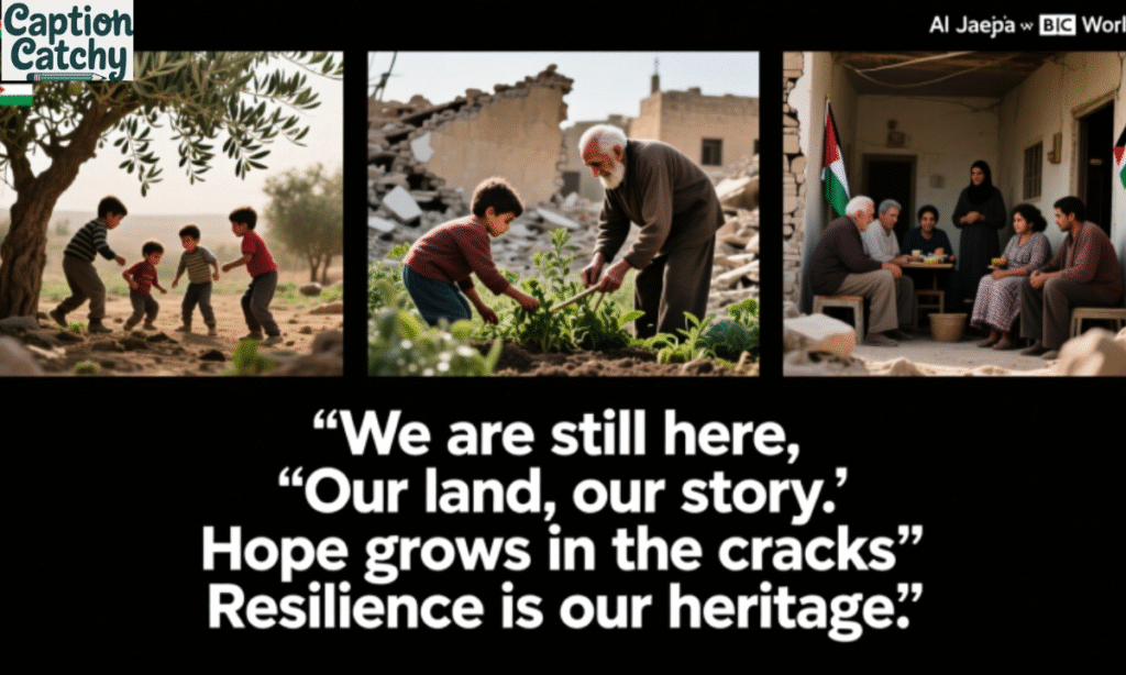 Heartfelt Captions for Palestine Posts