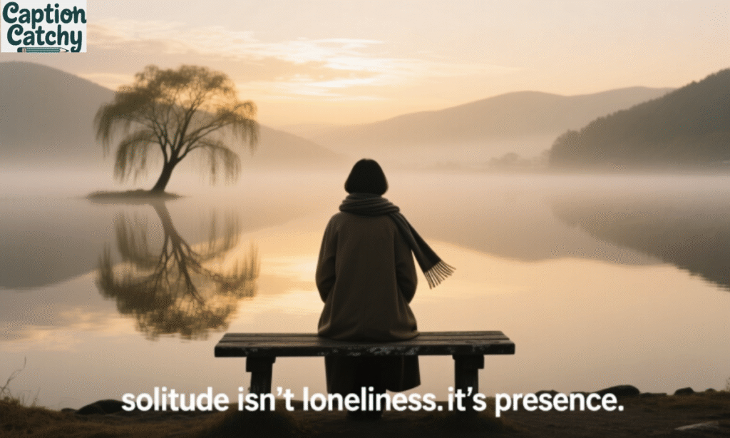 Instagram Captions About Solitude