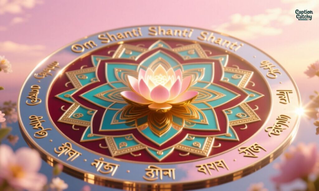 Reflective Mandala Captions