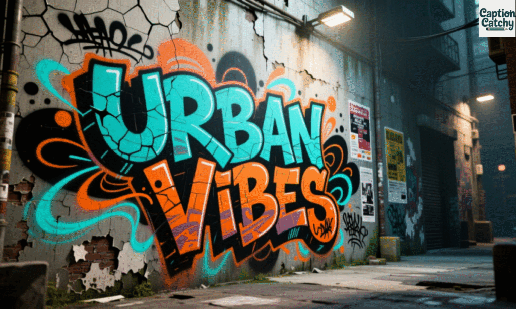 Street Wall Art Captions for Urban Vibes