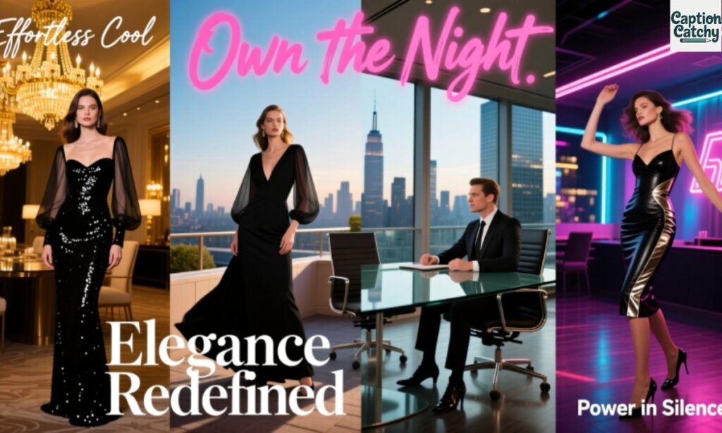 Trendy Black Dress Captions For Every Occasion