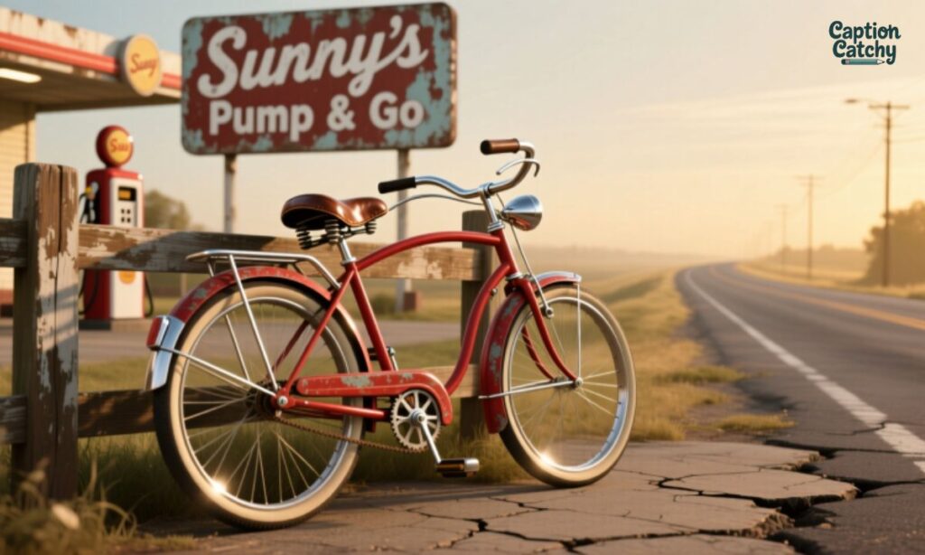 Vintage Bike Captions