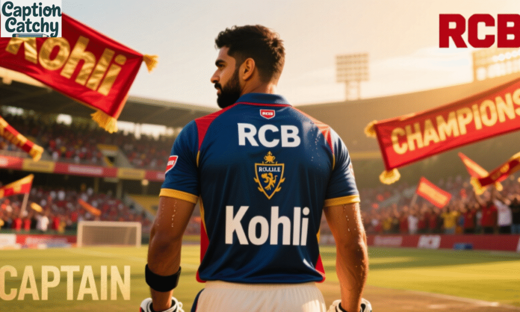 Virat Kohli-Inspired RCB Captions