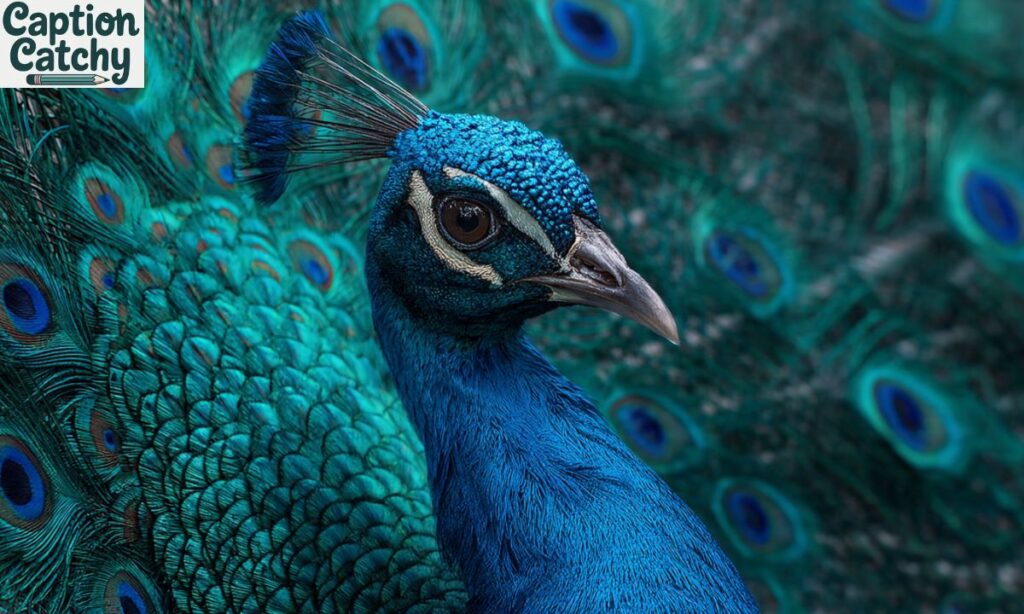 One-Word Peacock Captions For Instagram
