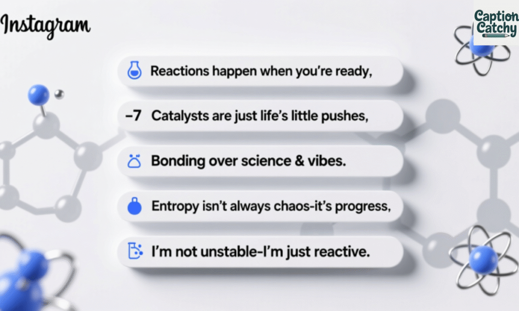 Best Chemistry Captions for Instagram