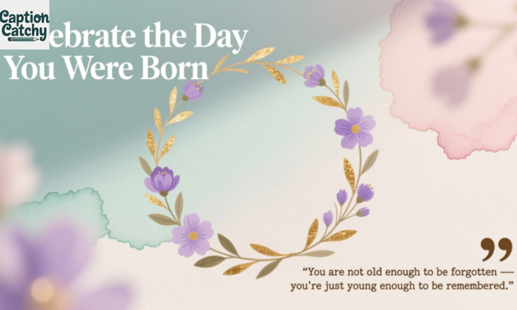 Birthday Instagram Captions Inspired by Quotes