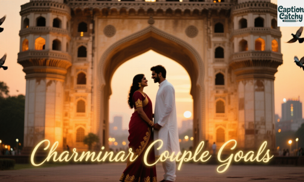 Charminar Couple Goals Captions
