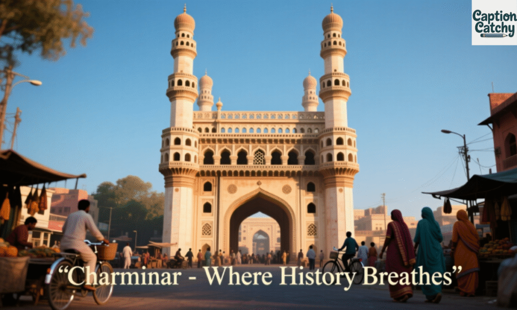 Charminar Heritage Captions for Instagram
