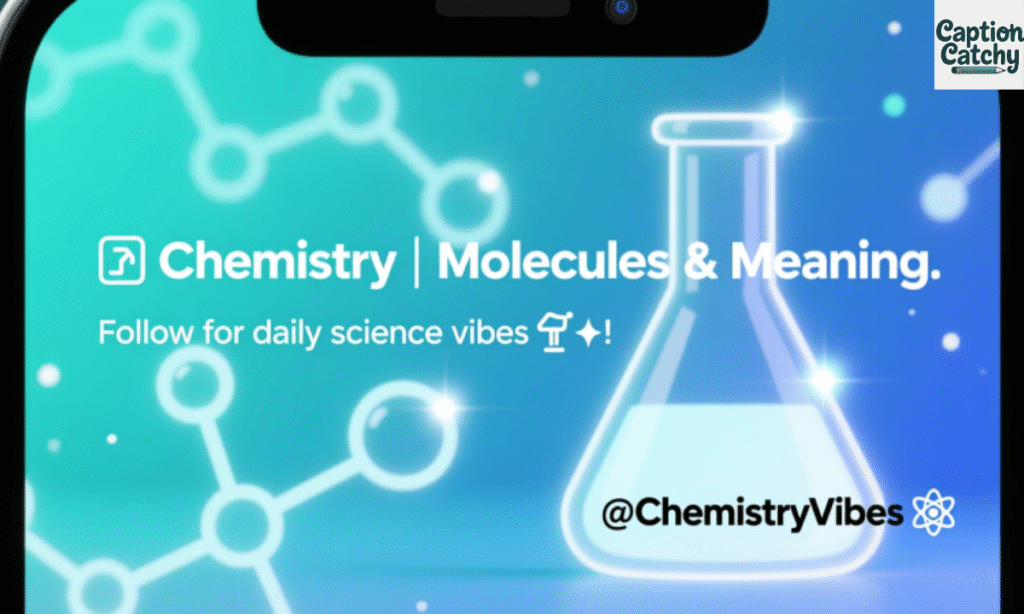 Chemistry Instagram Bio