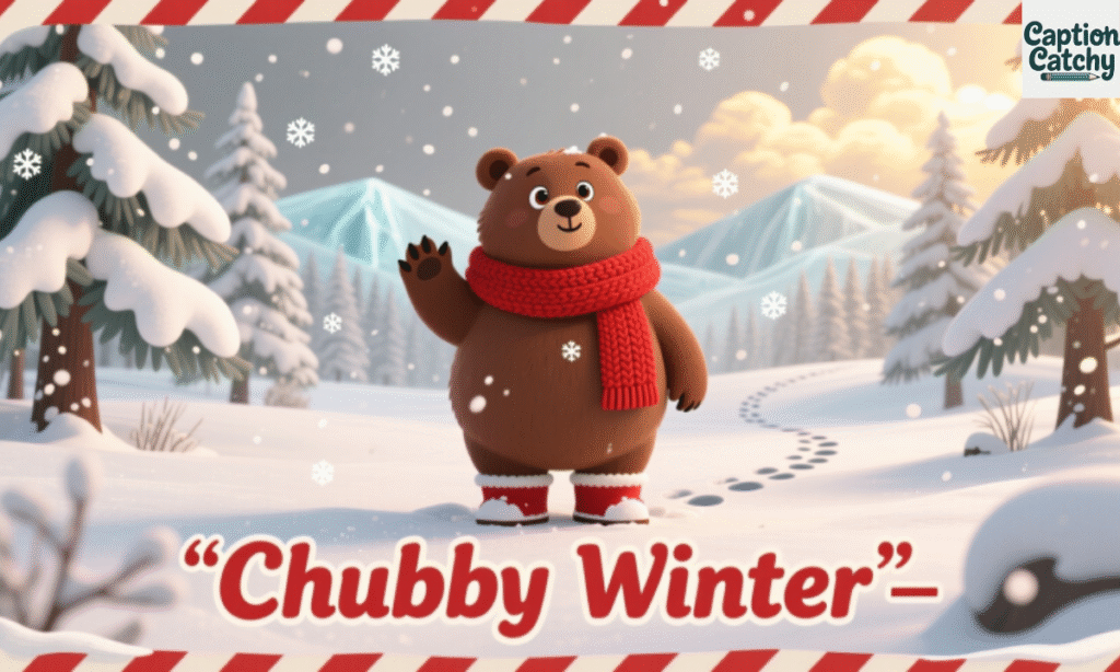 Chubby Winter Captions