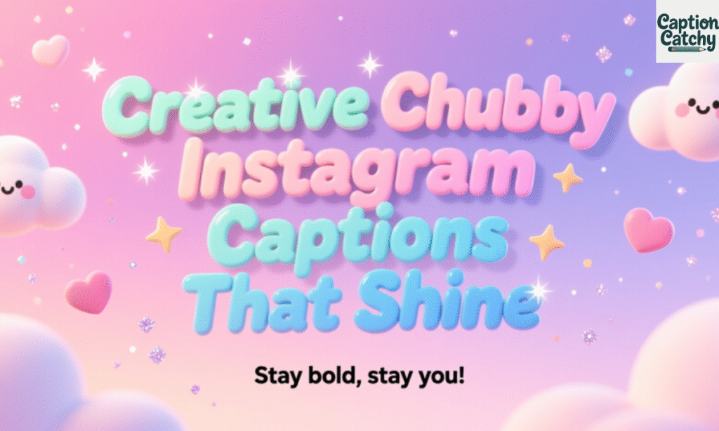 Creative Chubby Instagram Captions That Shine