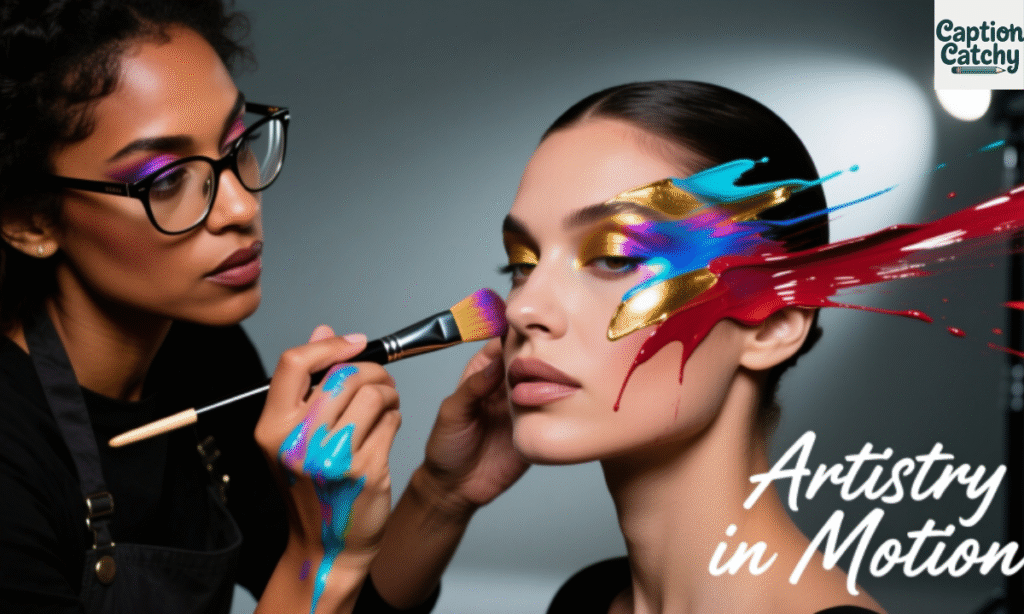 Creative Makeup Artist Captions