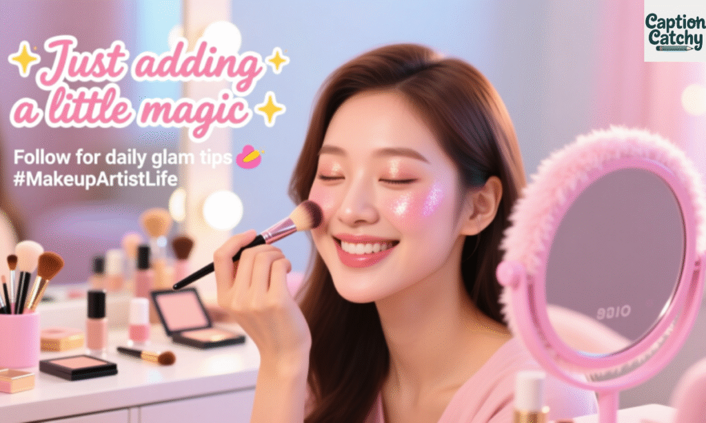 Cute Makeup Artist Instagram Captions