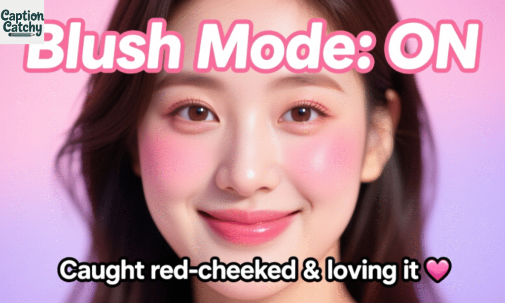 Engaging Blush Captions for Instagram Followers
