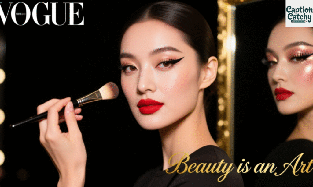 Glamorous Makeup Artist Captions