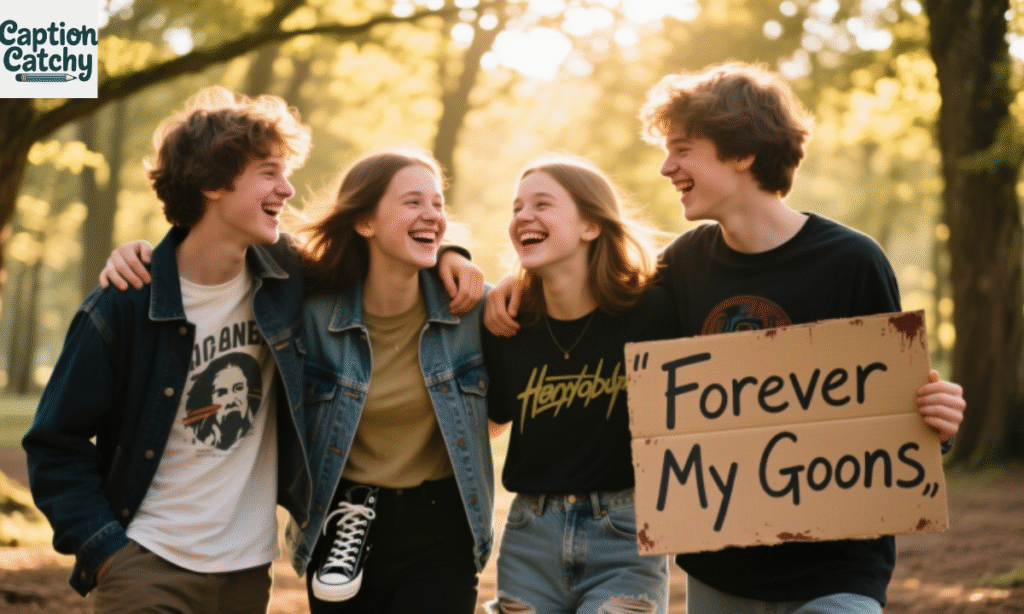 Heartfelt Teen Goon Captions for Close Friends