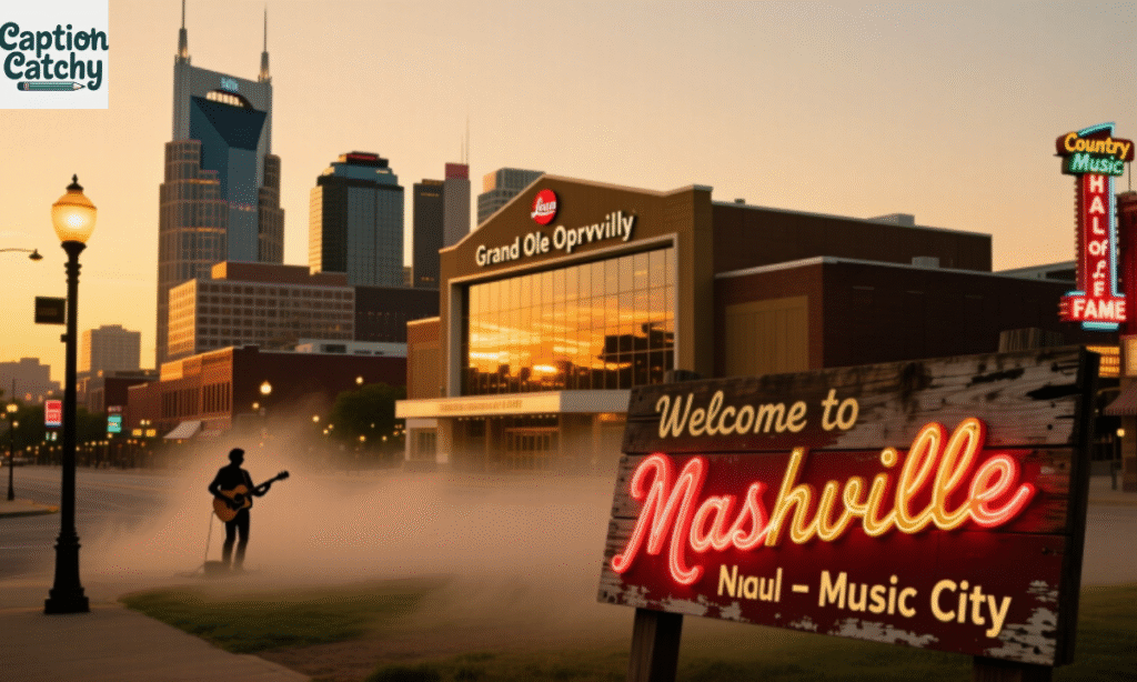 Nashville Captions for Famous Attractions