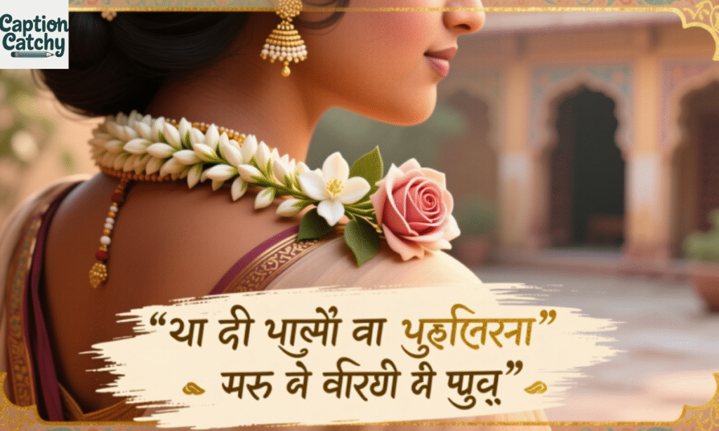 Nice Gajra Captions for Instagram