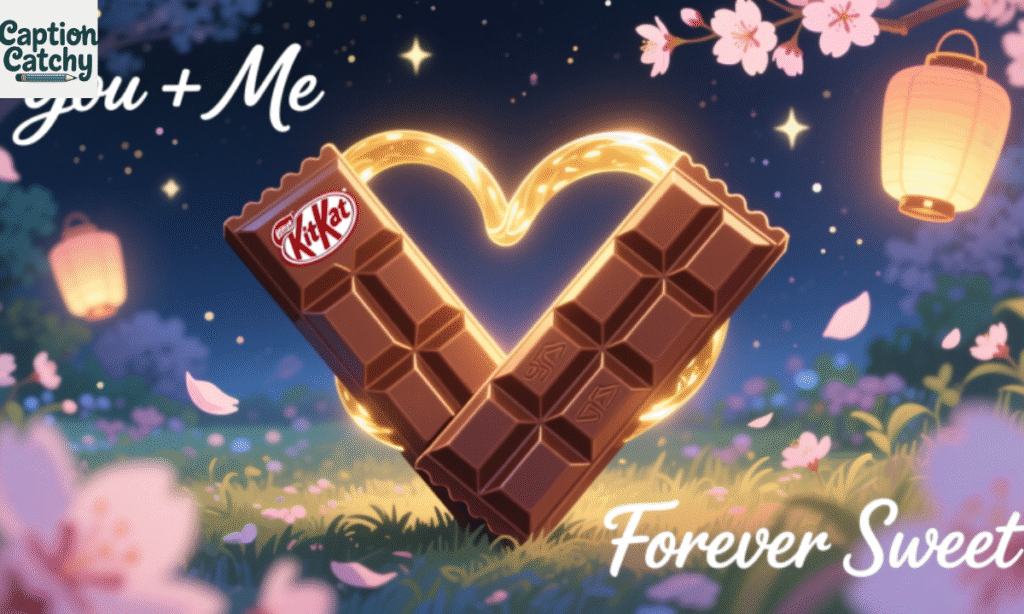 Romantic KitKat Captions for Couples