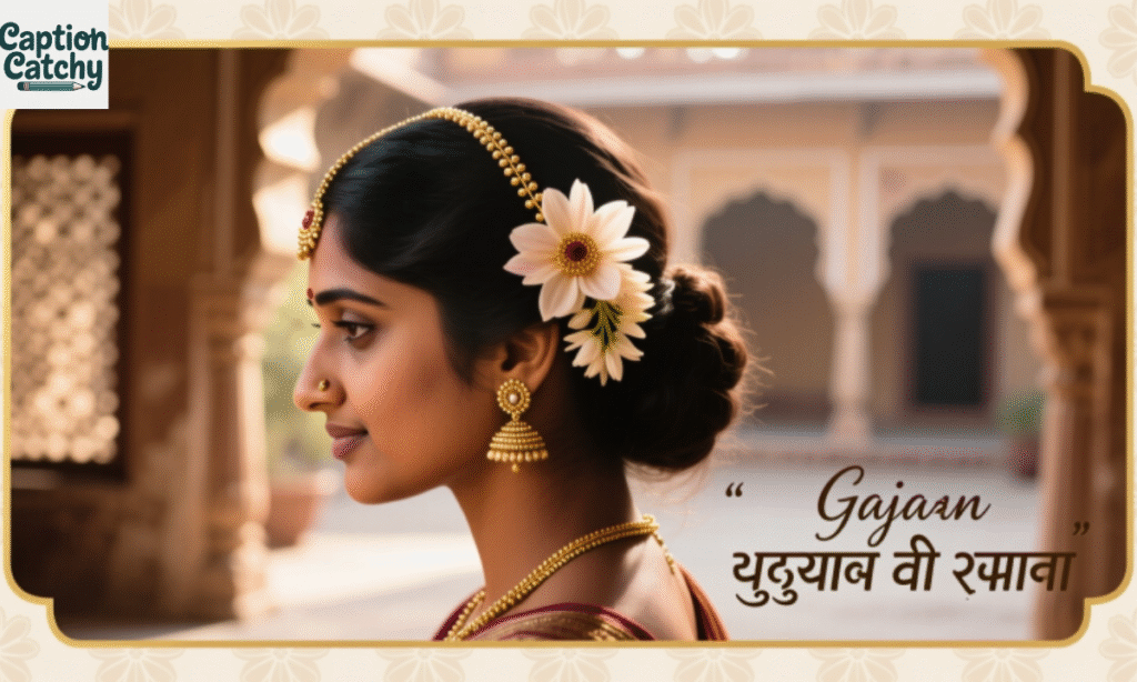 Simple Gajra Captions for Instagram