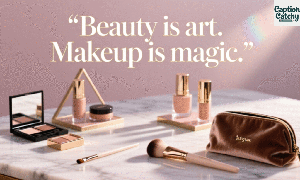 Stylish Captions for Instagram Makeup Artists