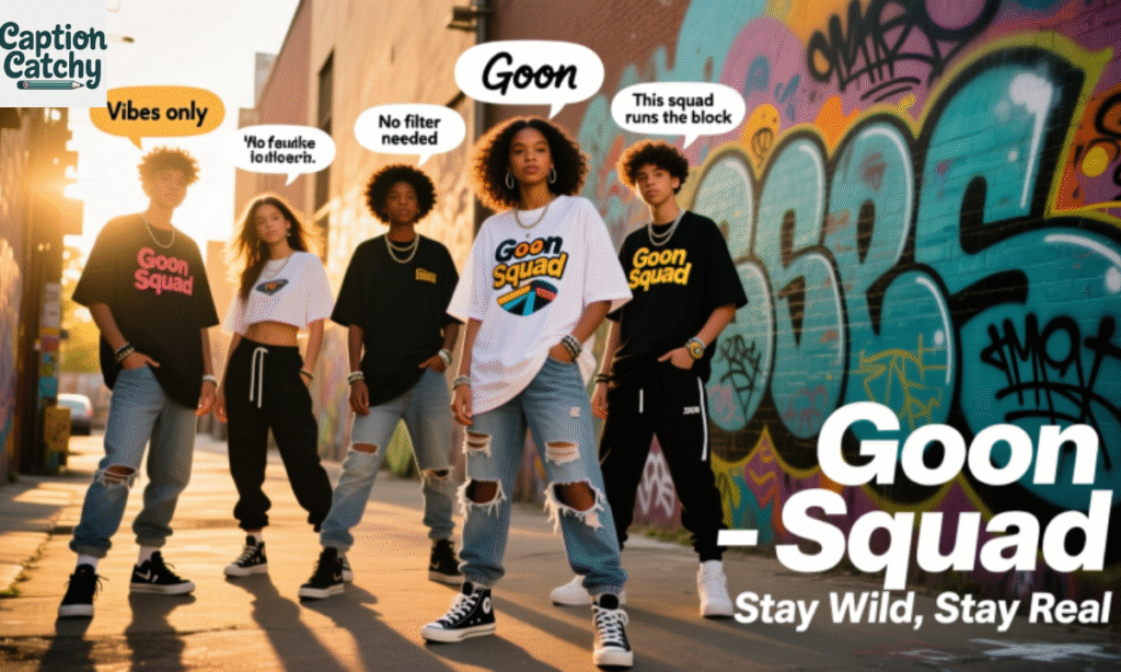 Stylish Teen Instagram Captions for Goon Squad