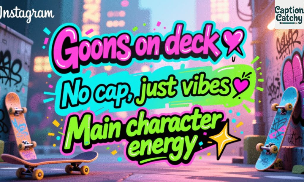 Trending Teen Instagram Captions for Goons