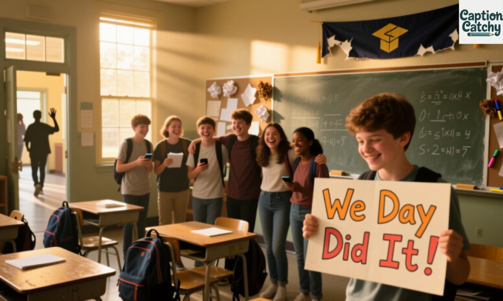 Captions for Last Day of School Life