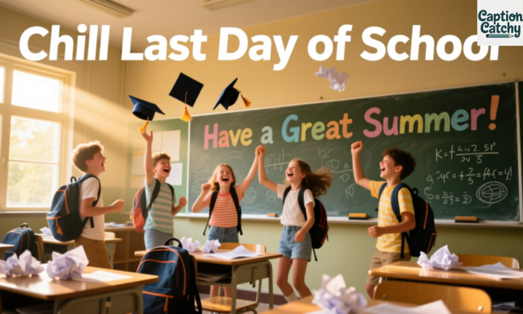 Chill Last Day of School Instagram Captions