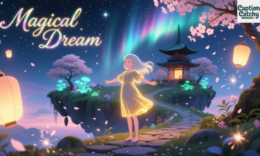 Magical Dream Captions for instagram post