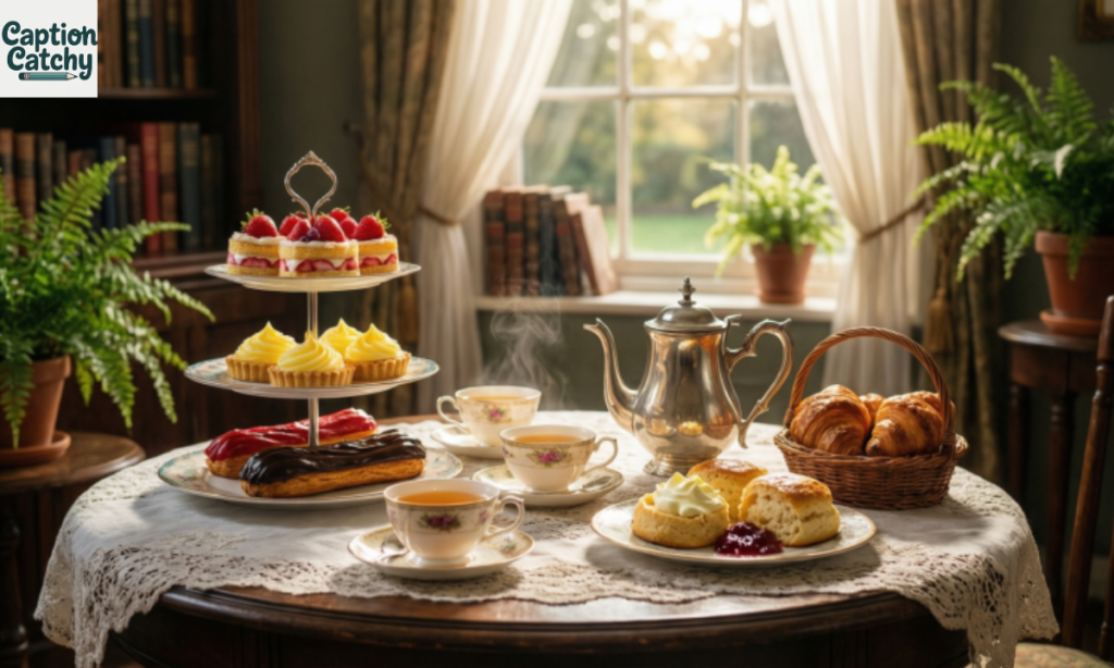 Classic Afternoon Tea Captions post