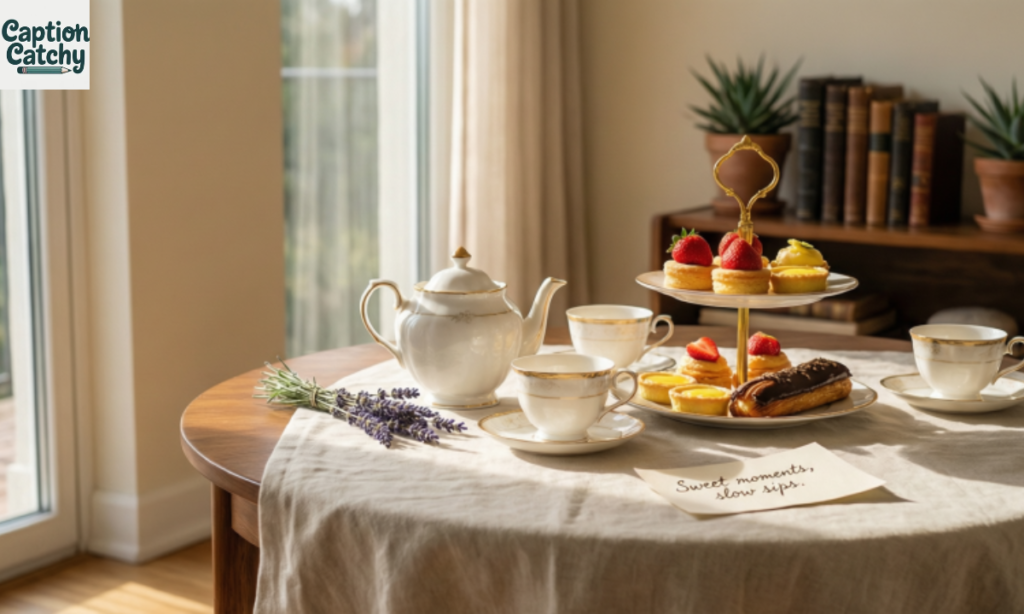 Creative Afternoon Tea Captions post