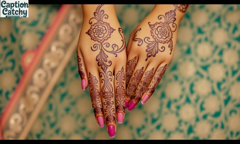 Bollywood-Inspired Mehndi Captions with Filmy Vibes post