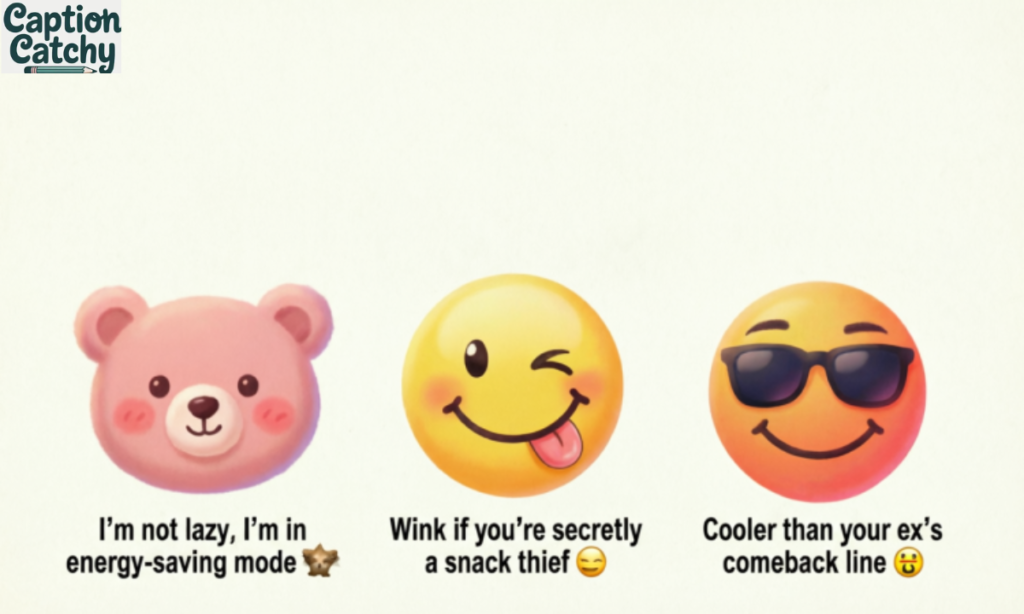 Funny Smiley Captions with Puns and Jokes post