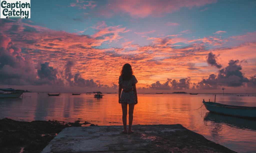 Inspirational Sunset Captions for Instagram post