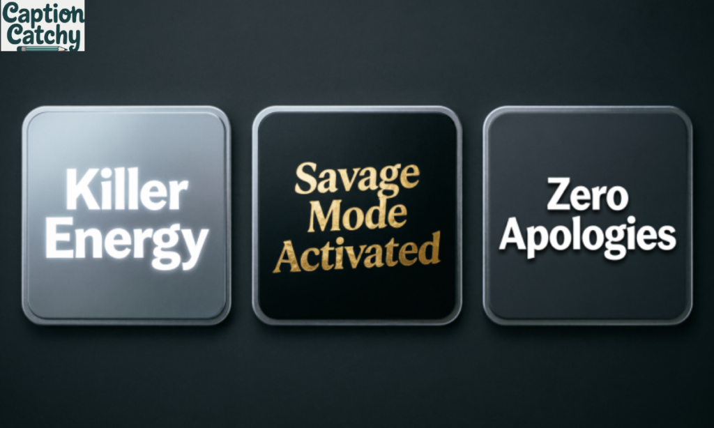 Killer & Savage Instagram Attitude Captions for Boys post