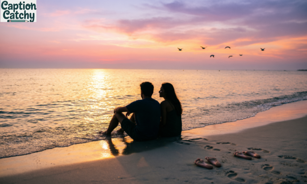 Love and Sunset Instagram Captions post