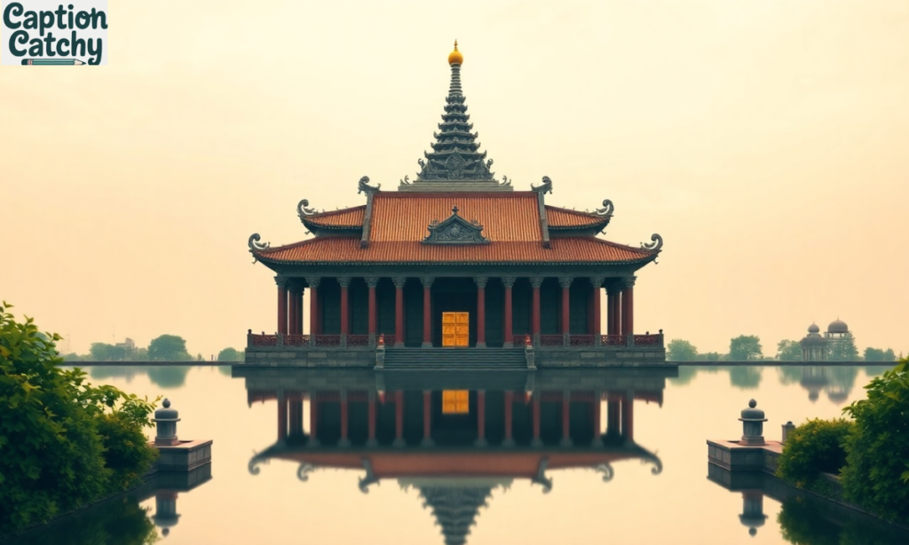 Meaningful Temple Captions Reflecting Peace post