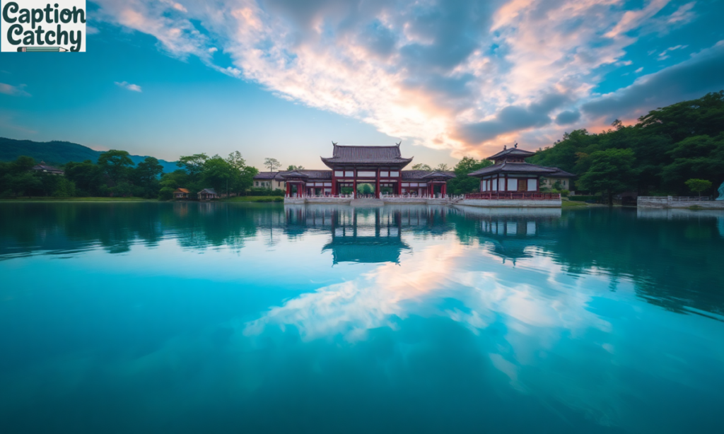 Peaceful and Serene Temple Captions