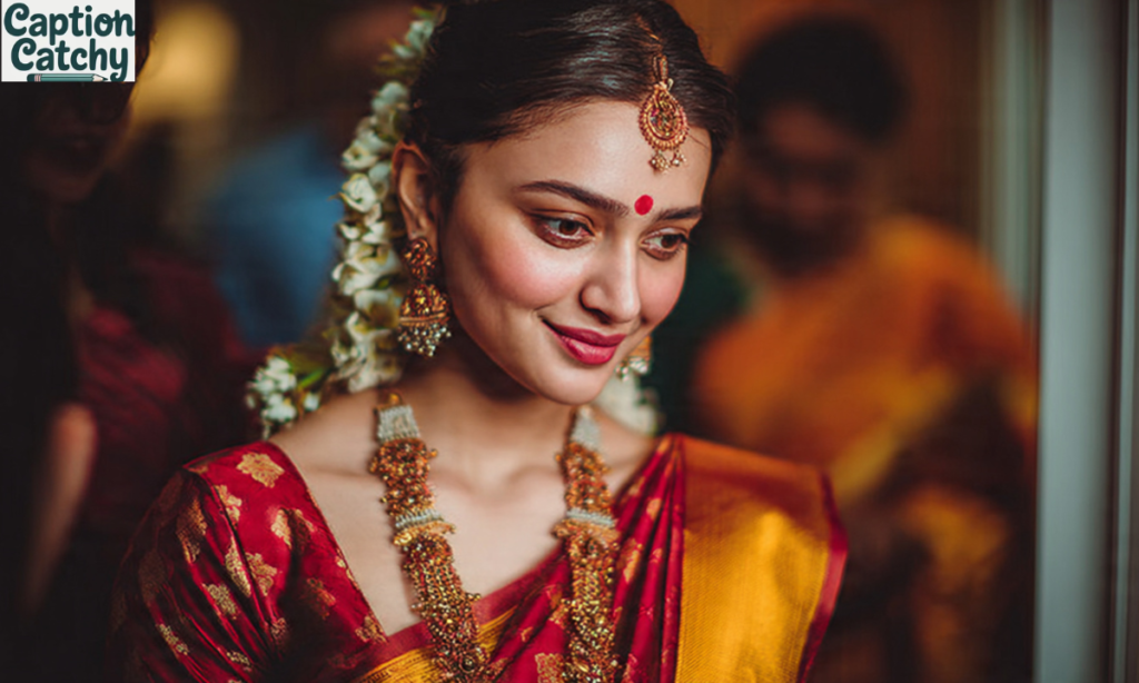 Wedding Saree Captions for Instagram post
