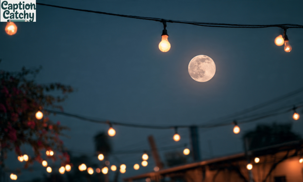 Witty Moon Captions for Fun Night Outings post