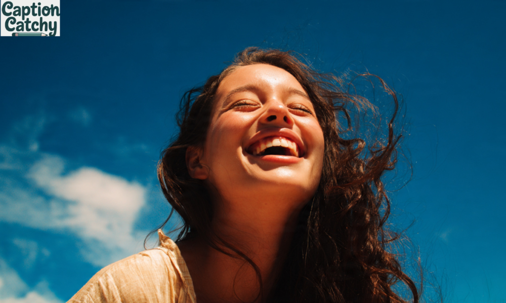 Blue Sky Captions for Instagram Happiness post