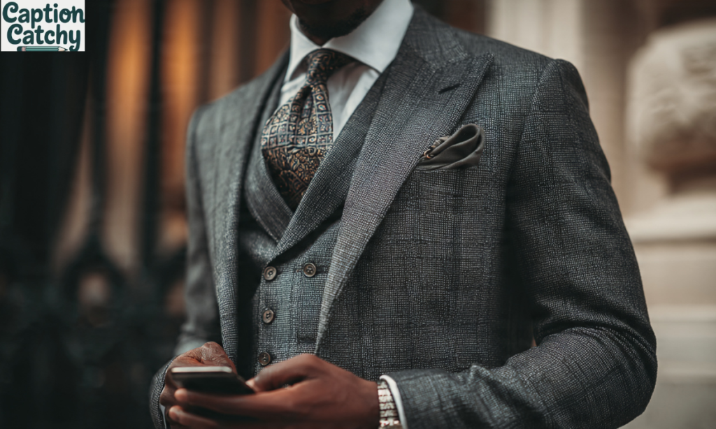 Classy Suit Captions for Instagram