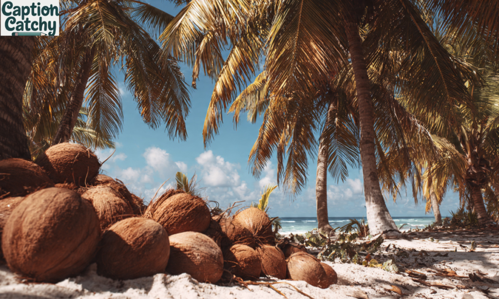 Coconut Paradise Captions For Instagram post