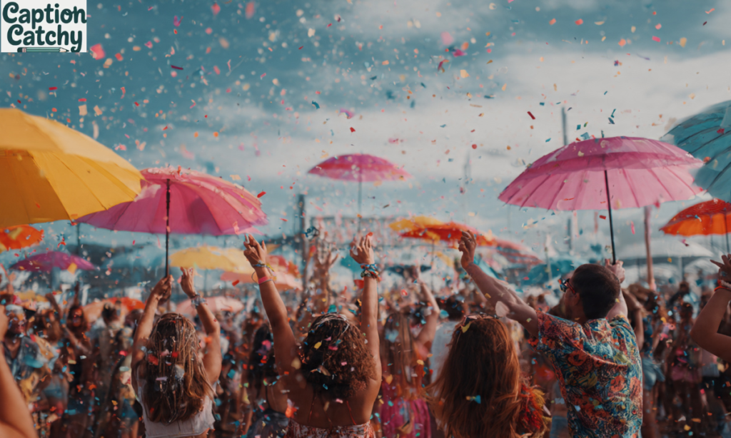 Festival Mood Captions for Instagram post